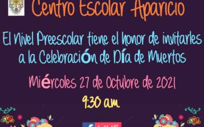 Celebración de día de muertos, Preescolar 2021