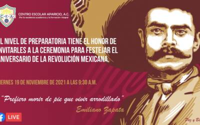 Aniversario de la Revolución Mexicana, Preparatoria 2021