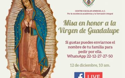 Misa en honor a la Virgen de Guadalupe 2021