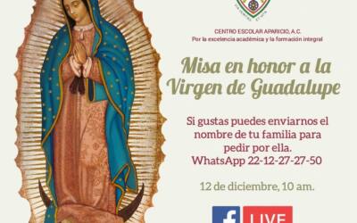 Misa en honor a la Virgen de Guadalupe 2021