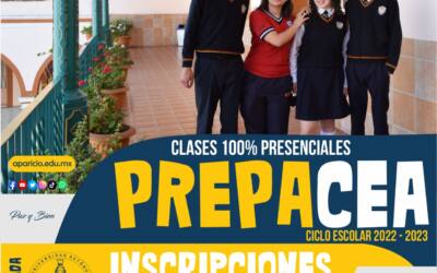 Inscripciones abiertas PREPARATORIA 2022-2023