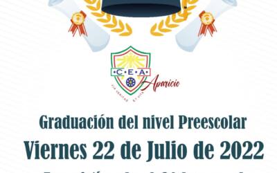 Graduación nivel Preescolar 2022