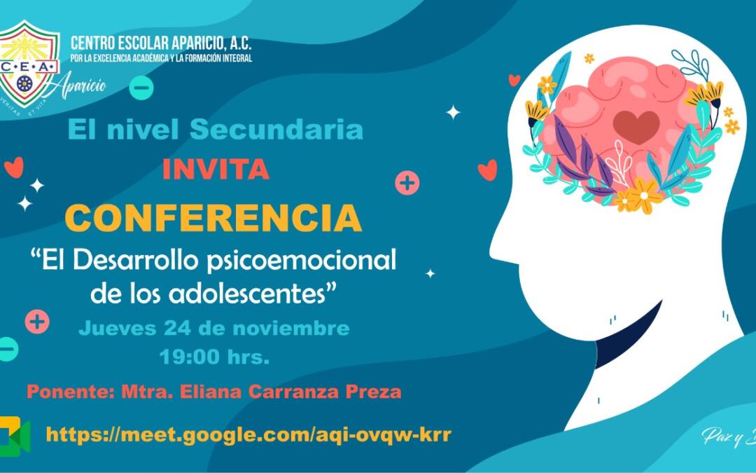 Conferencia: El desarrollo psicoemocional de los adolescentes