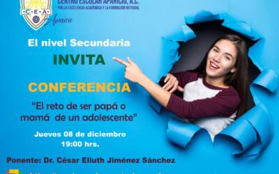 Conferencia: El reto de ser papá o mamá de un adolescente