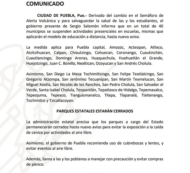 Comunicado Oficial, 21 de Mayo