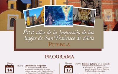 800 años de la Impresión de las llagas de San Francisco de Asís