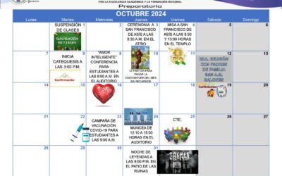 Calendario de Actividades Octubre 2024